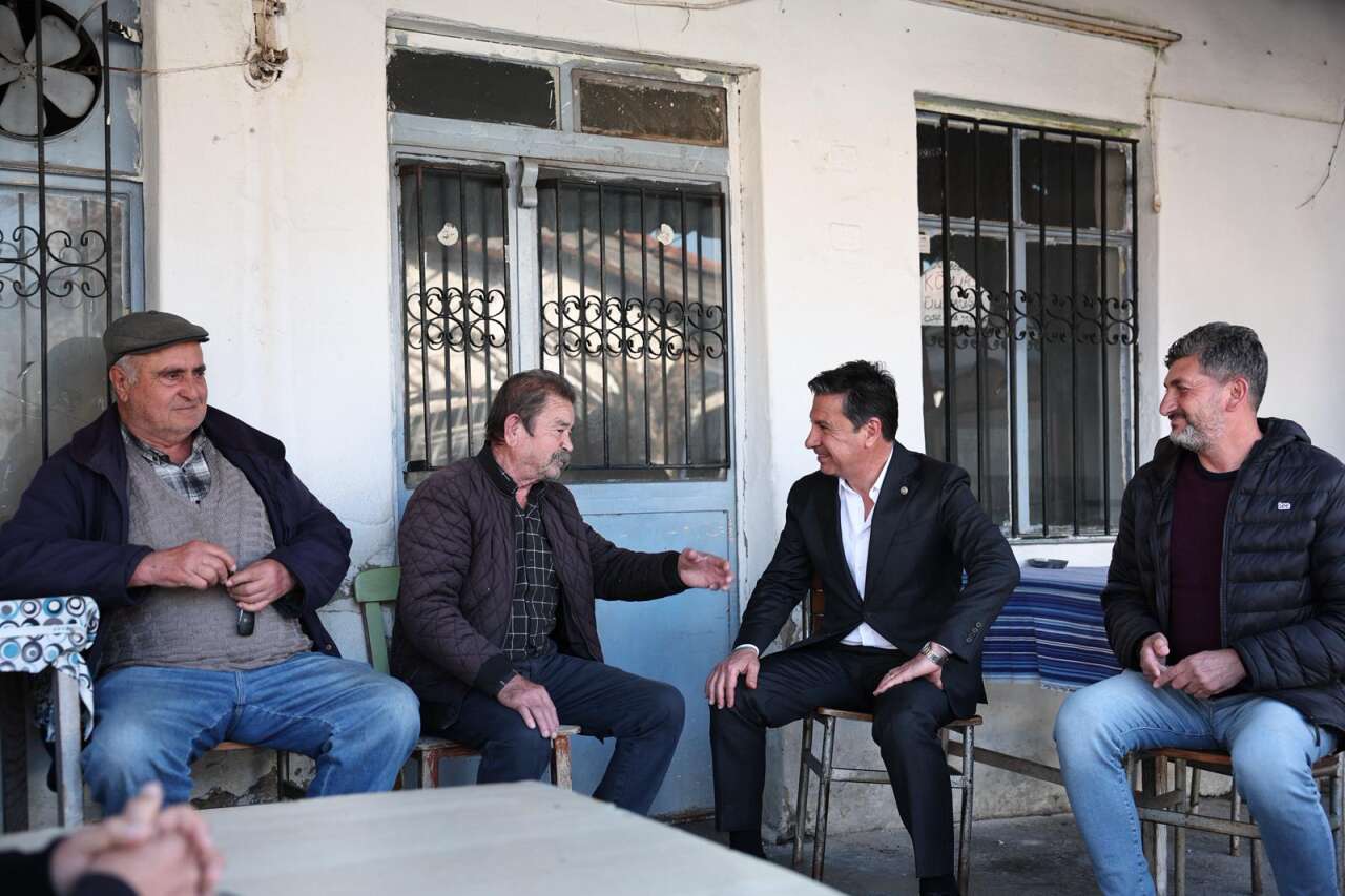 Başkan Aras Bafa’da Esnaf ve Vatandaşlarla Bir Araya Geldi 3